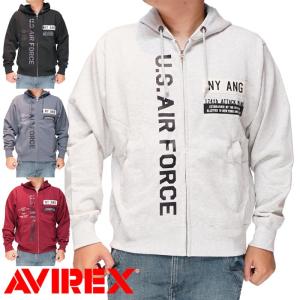 AVIREX（アヴィレックス） アビレックス 長袖 ジップアップ フーデッド