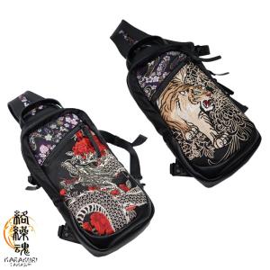 絡繰魂 カラクリダマシイ 和柄 ボディ ショルダー バッグ BAG 鞄