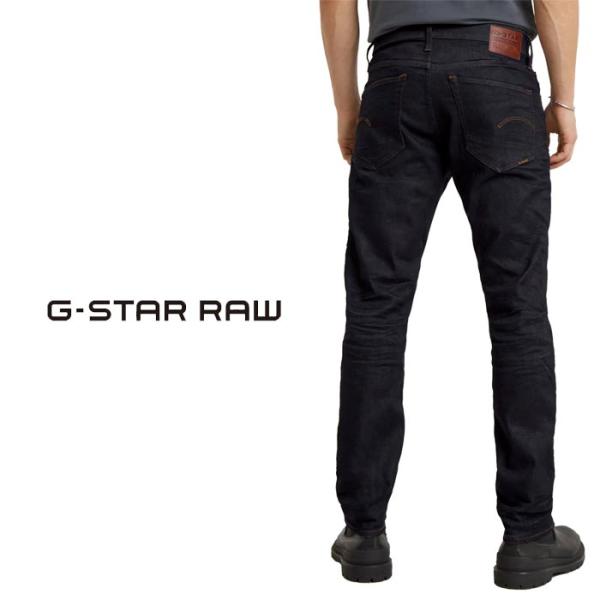 ジースター ロウ G-STAR RAW ジーンズ デニム パンツ メンズ テーパード 3301 RE...