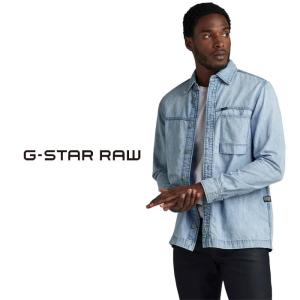 G-STAR RAW ジースターロウ UNISEX 3301 SLIM SHIRT ウエスタン デニム