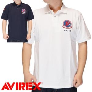 AVIREX アビレックス アヴィレックス ポロシャツ 半袖 メンズ フラッグ 783-3136003 送料無料｜mayakasai