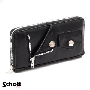 Schott N.Y.C（ショット） Schott ピーコート レザーパイピング 740C