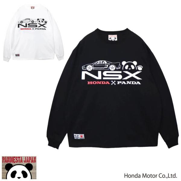 ホンダ Honda パンディエスタ PANDIESTA コラボ ロング Tシャツ パンダ NSX オ...
