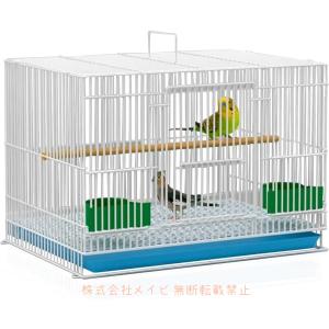 引越しの為値下げ！鳥かごセット 大小 2個 グリーン ブルー 鳥かご バードケージ 鳥ケージ 組立式 鳥小屋 掃除しやすい