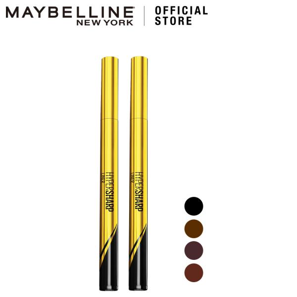 メイベリン ハイパーシャープ ライナー R アイライナー 2本セットリキッド ウォータープルーフ M...