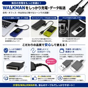 互換品 SONY ウォークマン 充電ケーブル ...の詳細画像2