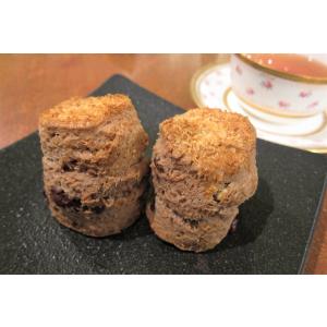 要冷凍、2月限定、チョコレートとココナッツが入ったスコーン生地、