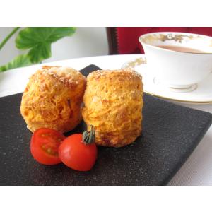 要冷凍、6月限定、トマトとチーズたっぷりのお食事スコーン冷凍生地、