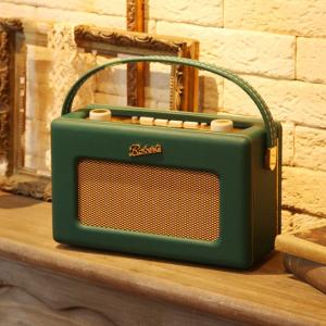 Roberts Radio 英国 ロバーツラジオ R300 レザークロス グリーン｜mayfair-online