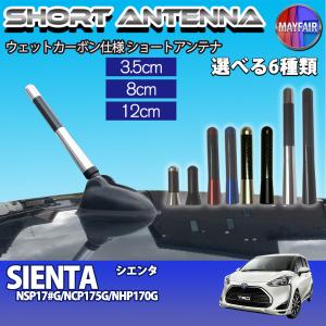 シエンタ 170系 ショートアンテナ 純正交換 ラジオ アンテナ 車用 カーボン 3.5cm 8cm 12cm｜mayfair2020