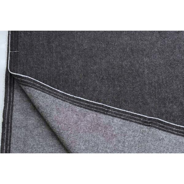 大特価 在庫限り販売終了 生地 インディゴ染 デニム 8オンスデニム ブラック 無地 【50cm以上...