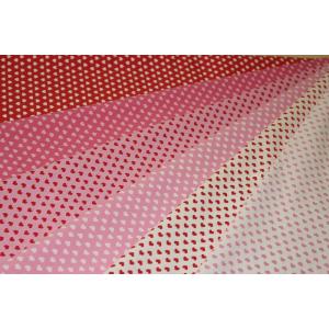 スケア 生地 ハート シーチング 6mmハートプリント 綿100% 約110cm幅 日本製【50cm...