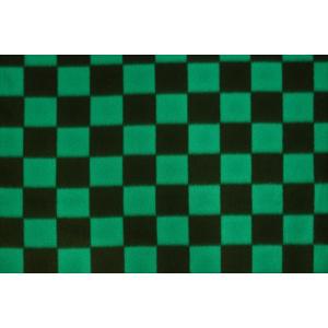 大 あったかフリース 鬼滅 ブロックチェック/チェッカーフラッグ/市松模様　5