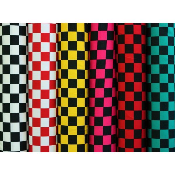 市松模様 鬼滅 生地 チェッカーフラッグ ブロックチェック ツイル生地 綿100%日本製【50cm以...