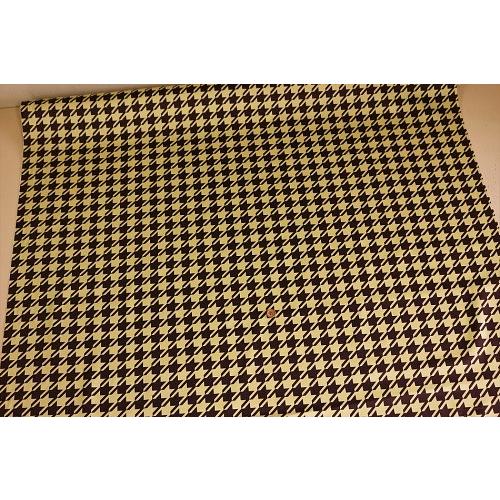 在庫限り コットンツイルプリント3【千鳥格子柄 大】【綿100%】【生地幅 約110cm】【日本製】...