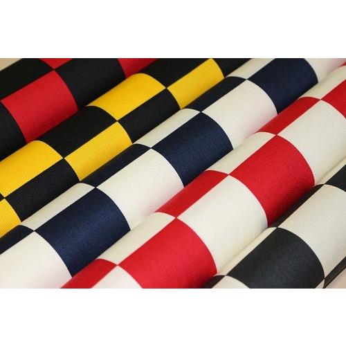 市松模様 鬼滅 生地 チェック チェッカーフラッグ ブロックチェック ツイル生地 綿100% 生地巾...