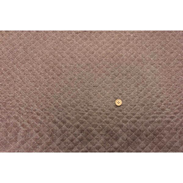 特価 キルティング 無地 生地 先染 ハーフリネン シャンブレー ブラウン 【50cm以上10cm単...