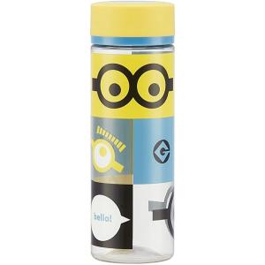 ウォーターボトル 直飲み 水筒 クリアボトル 400ml おしゃれ キャラクター 軽い 子ども キッズ 子供 ミニオンズ minions