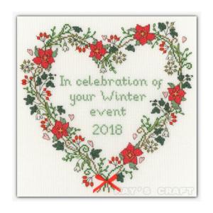 クロスステッチ 刺繍キット Wedding Heart Bothy Threads 日本語解説