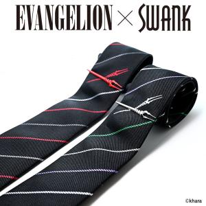 エヴァンゲリオン×SWANK　タイバーネクタイセット　タイピン　クールビズ　サマーコーデ　ギフト　
