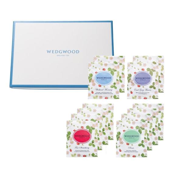 ウェッジウッド ワイルドストロベリー ティーバッグセット 12袋 送料無料 香典返し 法事のお返し ...