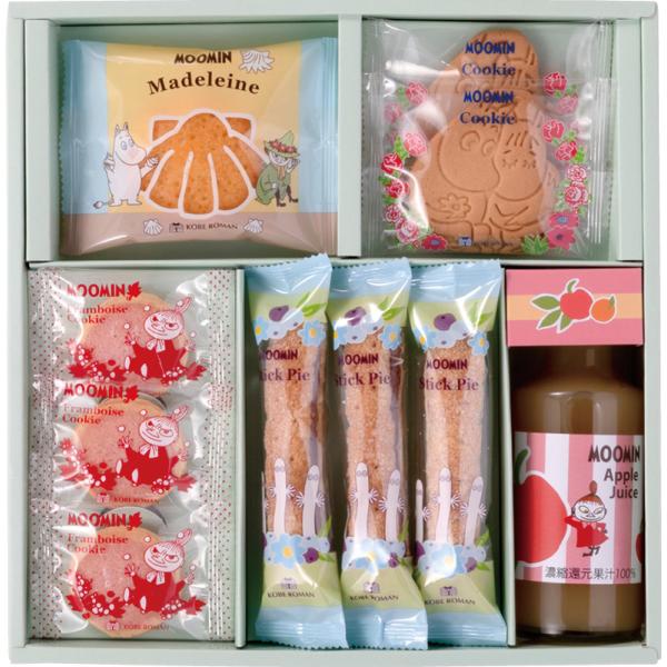 ムーミン ジュース＆スイーツセット 送料無料 内祝い お菓子とジュース 2500円 お祝い お返し ...