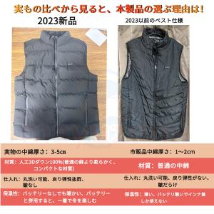 【即納】電熱ベスト 日本製繊維ヒーター 200...の詳細画像2