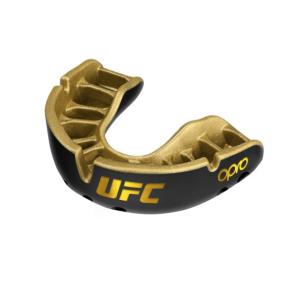 Opro［オプロ］ UFC GOLD マウスガード（黒/メタルゴールド）ゴールドロゴ｜mazafight