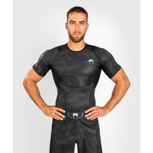 VENUM [ヴェヌム]　半袖 ラッシュガード　エレクトロン 3.0（黒）／ Electron 3.0 Rashguards Short Sleeves - Black｜mazafight