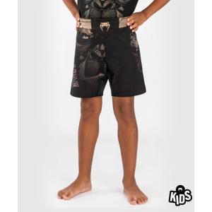 VENUM [ヴェヌム]　キッズ ファイトショーツ　ゴリラ ジャングル（黒/サンド） ／ Gorilla Jungle Kids Fight Shorts - Black/Sand｜mazafight