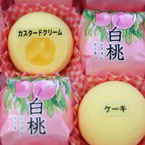 福島 白桃シフォンケーキ(12個)白桃 白桃ケ...の詳細画像2