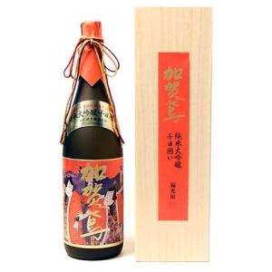 福光屋 石川の酒 加賀鳶 純米大吟醸 千日囲い錦絵ラベル 1800ml