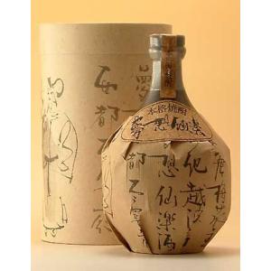 夢想仙楽 麦焼酎 720ml 専用化粧箱付 むそうせんらく 陶器 税込1本価格