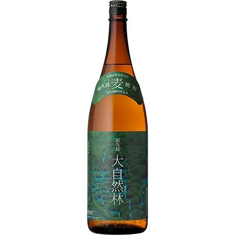 爆買 本坊酒造 麦焼酎 25度 屋久島 大自然林 麦1,800ml