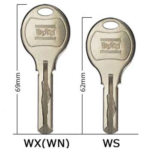 TOSTEM/U-shin SHOWA　WN  /  WX  / WS メーカー純正合鍵