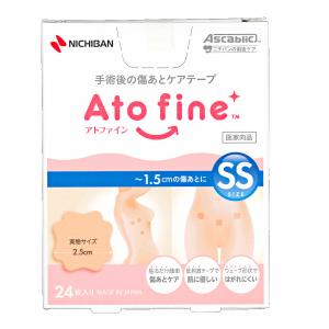 ニチバン　アトファイン　Ato fine　SSサイズ（〜1.5ｃｍの傷あとに）24枚入　C