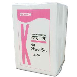 オオサキメディカル オオサキ RPクロスガーゼ 4号 25×25 4折 200枚入