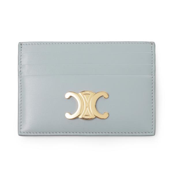 セリーヌ CELINE カードケース CARD HOLDER TRIOMPHE ブルー レディース ...