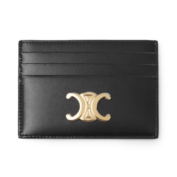 セリーヌ CELINE カードケース CARD HOLDER TRIOMPHE ブラック レディース...