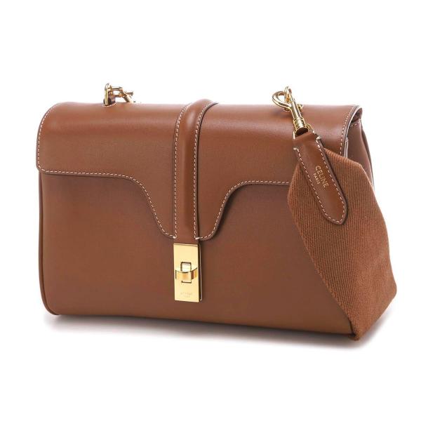 セリーヌ CELINE ショルダーバッグ TEEN 16 SOFT ブラウン レディース 11644...