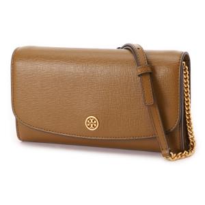 トリーバーチ TORY BURCH 長財布 小銭入れ付き ROBINSON CHAIN WALLET ブラウン レディース 137152-244｜mb-y