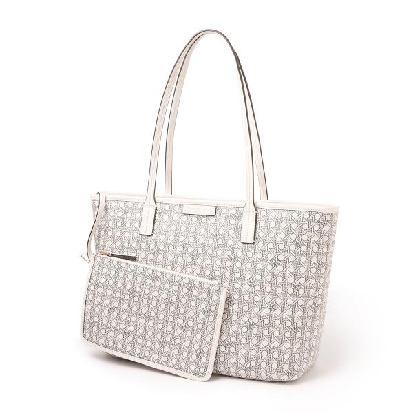 トリーバーチ TORY BURCH トートバッグ EVER READY ZIP TOTE ホワイト ...