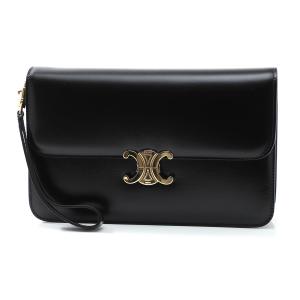 セリーヌ CELINE クラッチバッグ TRIOMPHE トリオンフ ブラック