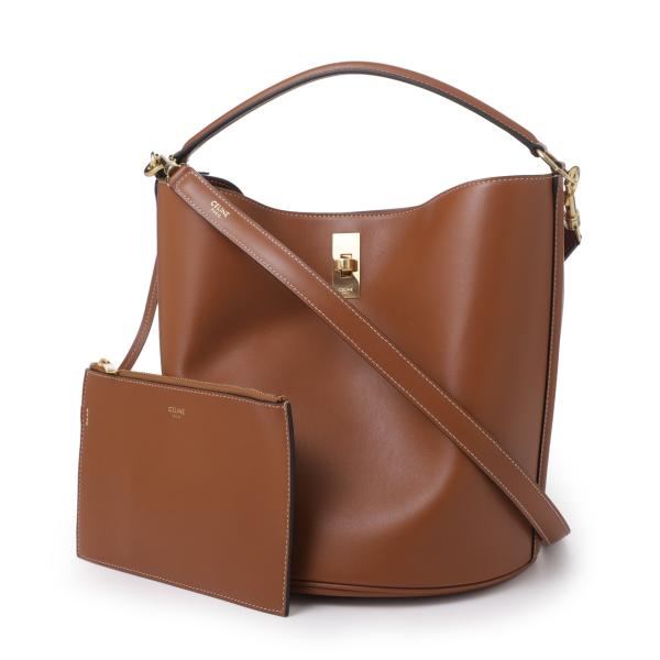 セリーヌ CELINE バケットバッグ 2WAY BUCKET 16 ブラウン レディース 1955...