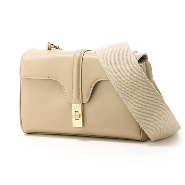 セリーヌ CELINE ショルダーバッグ TEEN SOFT 16 ベージュ レディース 19685...