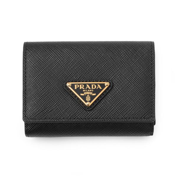 Prada Prada SAFFIANO TRIANGOLO 三つ折り財布