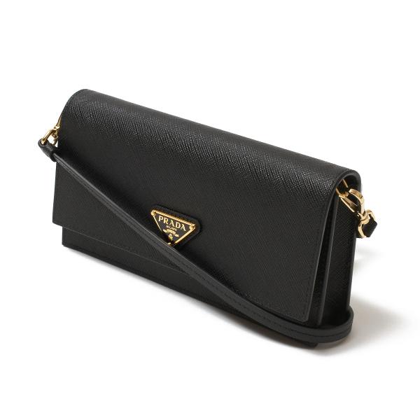 プラダ PRADA ショルダーバッグ クロスボディバッグ ブラック レディース 1nf059-2db...