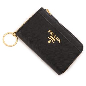 プラダ PRADA キーケース SAFFIANO METAL ブラック レディース 1pp122-qwa-f0002｜mb-y