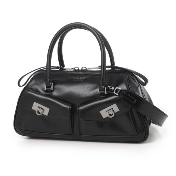 フェラガモ FERRAGAMO ハンドバッグ 3WAY MULTIPOCKET BOWLING BA...