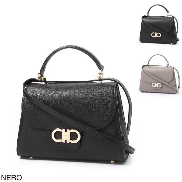 FERRAGAMO Ferragamo DOUBLE GANCIO FLAP ショルダーバッグ